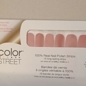 Color Street Pink Nail Polish Strips No Way San Jose